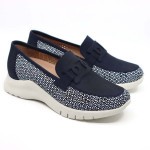 PieSanto mocassin blauw 240718